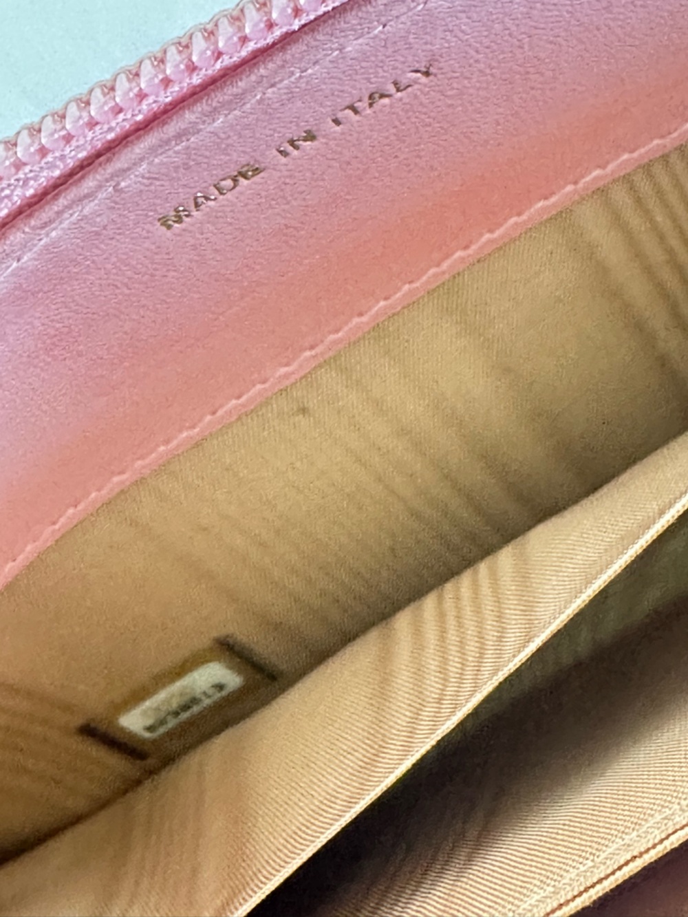 CHANEL Pink Caviar Zip-Around Wallet - Picture 5 of 14